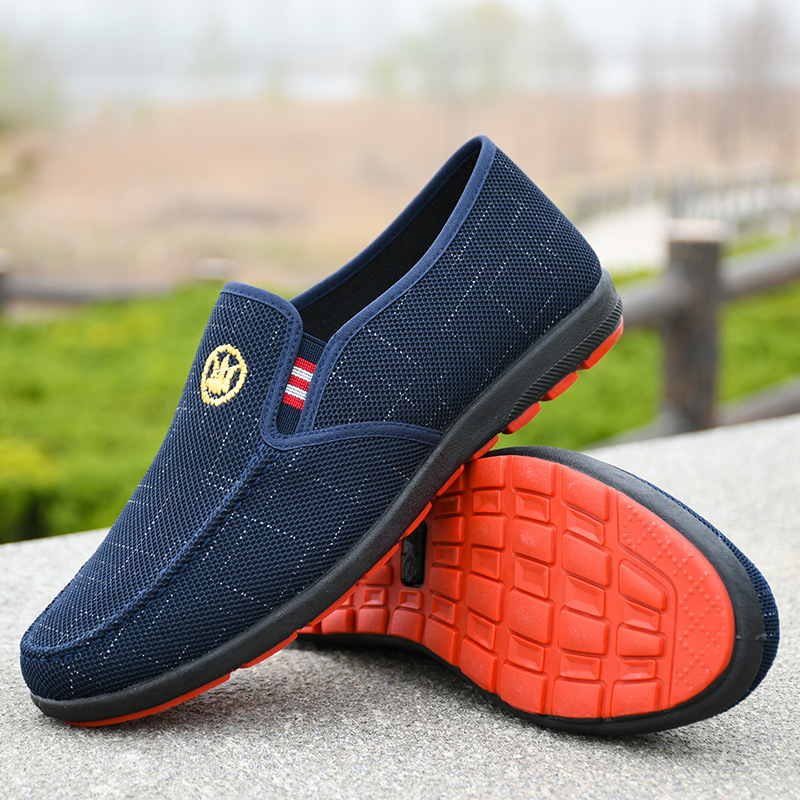 Muške cipele u korejskom stilu, prozračne casual slip-on loafere