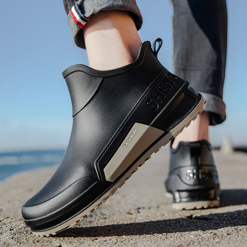 Unisex κοντές μπότες βροχής και παπούτσια νερού για ψάρεμα και κατασκήνωση – Άνοιξη, Καλοκαίρι και Χειμώνας