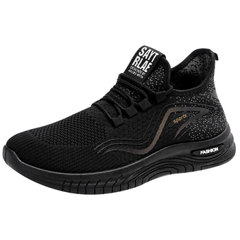 Hongxianghe Ανδρικά ανάλαφρα Flyknit αθλητικά παπούτσια για άνοιξη και φθινόπωρο, ελαφριά καθημερινά αθλητικά παπούτσια, προσαρμόσιμο σχέδιο