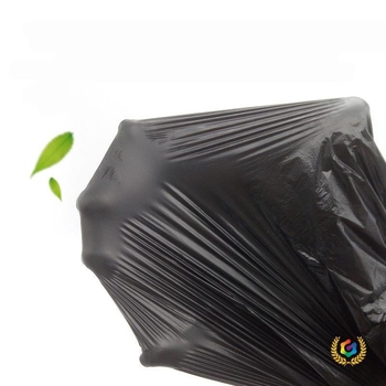 ☽ Čvrste jednokratne crne vreće za otpad, u stilu prsluka, 50 komada, za kućnu i uredsku upotrebu, plastika
