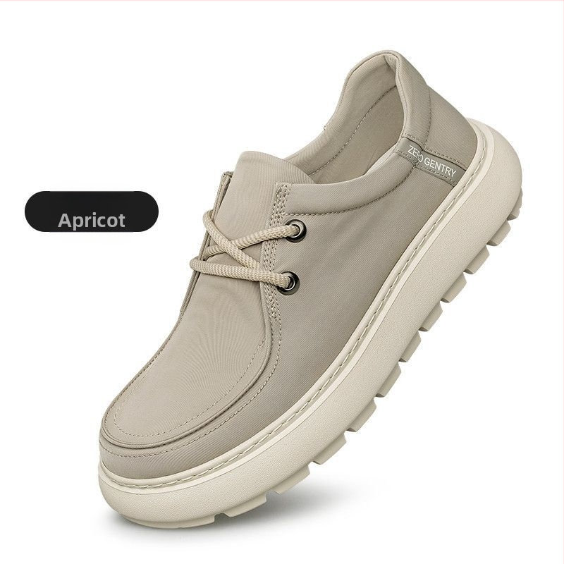 Férfi vászon slip-on sportcipő, légáteresztő, könnyű, mindennapi viselet
