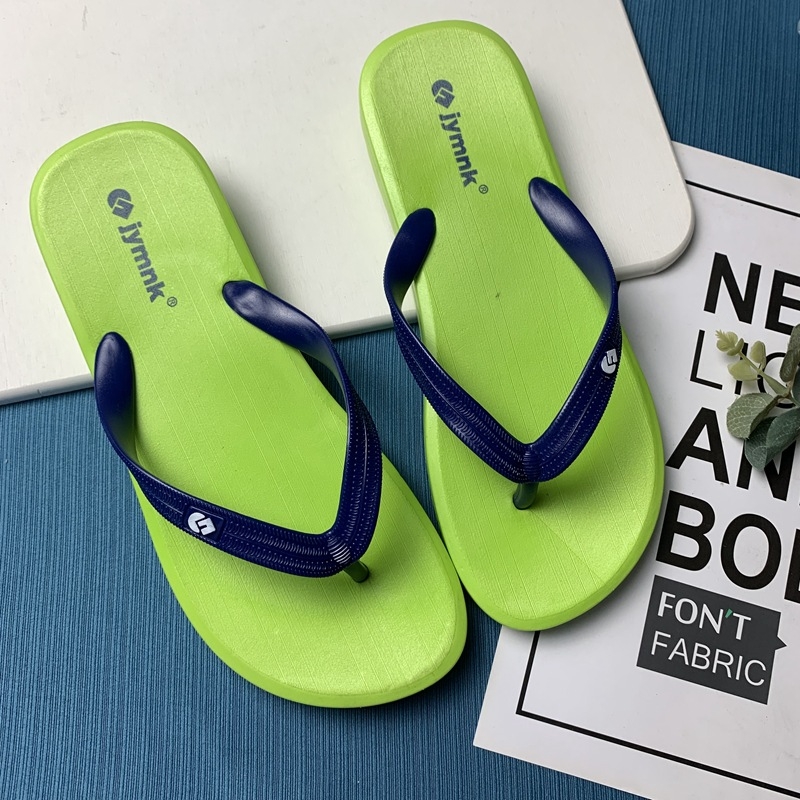 Férfi nyári flip-flop papucs, csúszásmentes, koreai stílusú, nyitott ujjas, PVC
