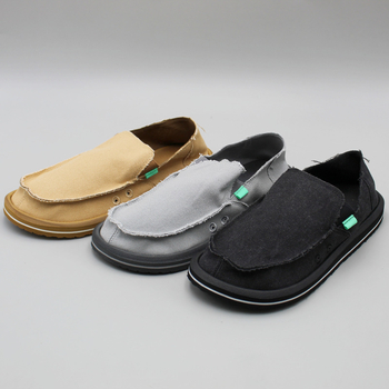 Unisex platnene slip-on tenisice, niski kroj, okrugla prst, lagan EVA đon, jednofarbne, široki prst u prednjem dijelu