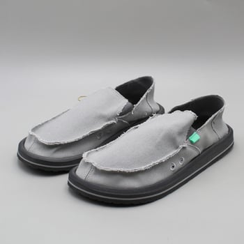 Unisex platnene slip-on tenisice, niski kroj, okrugla prst, lagan EVA đon, jednofarbne, široki prst u prednjem dijelu