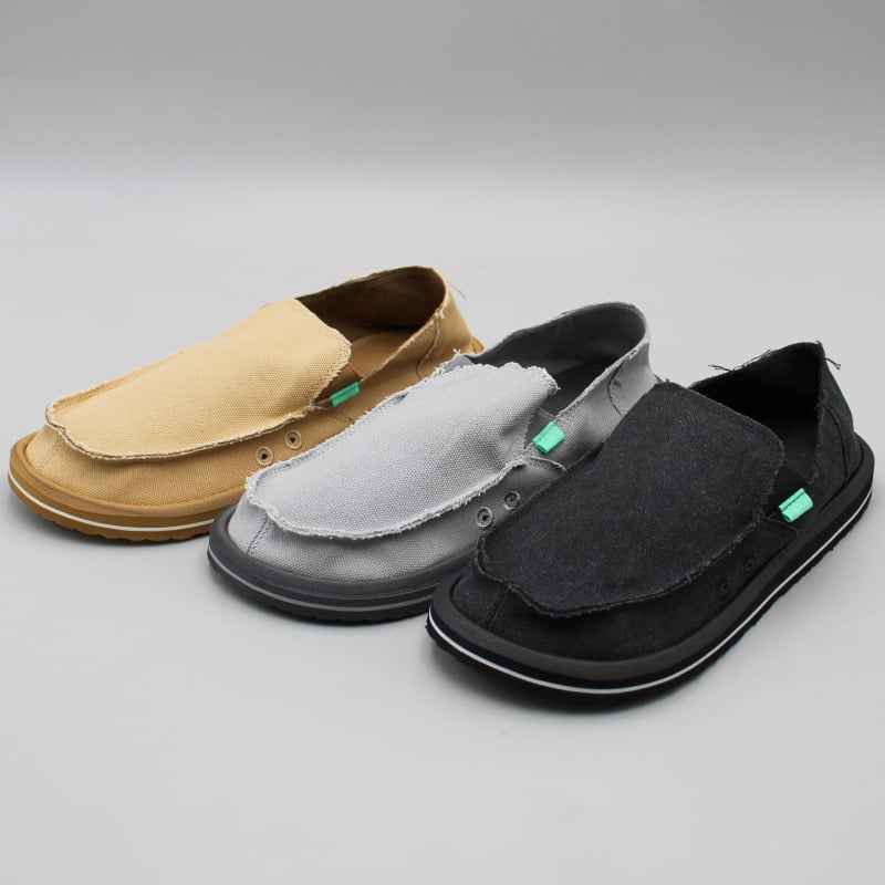 Unisex platnene slip-on tenisice, niski kroj, okrugla prst, lagan EVA đon, jednofarbne, široki prst u prednjem dijelu