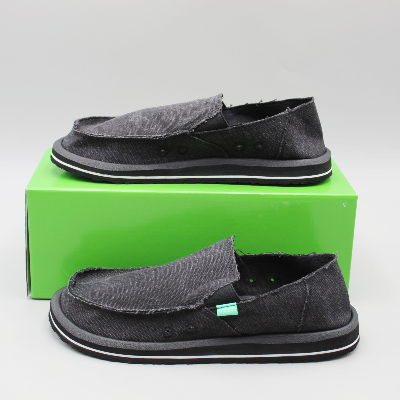 Unisex platnene slip-on tenisice, niski kroj, okrugla prst, lagan EVA đon, jednofarbne, široki prst u prednjem dijelu