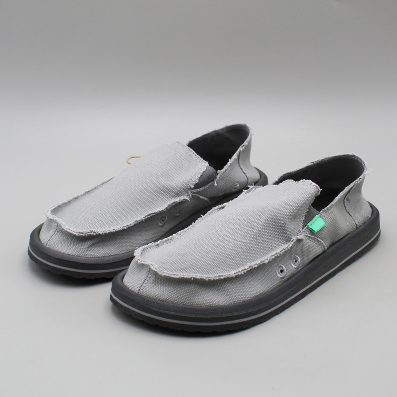 Unisex platnene slip-on tenisice, niski kroj, okrugla prst, lagan EVA đon, jednofarbne, široki prst u prednjem dijelu