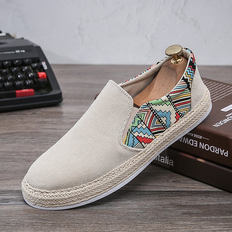 Muške casual tenisice s corduroy gornjim dijelom, niski profil, slip-on, platnene tenisice