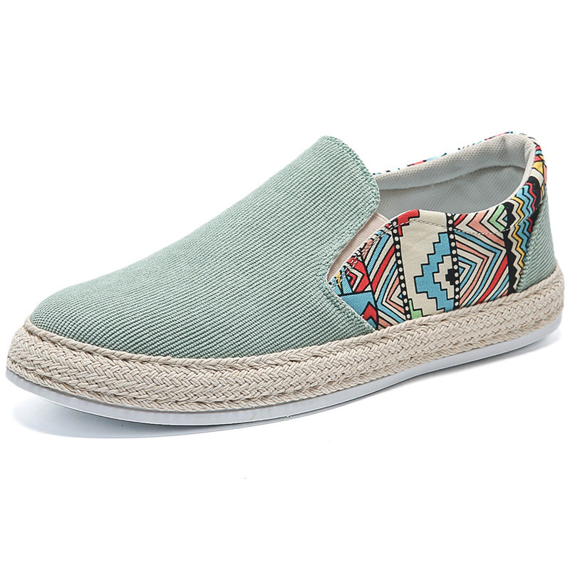 Muške casual tenisice s corduroy gornjim dijelom, niski profil, slip-on, platnene tenisice