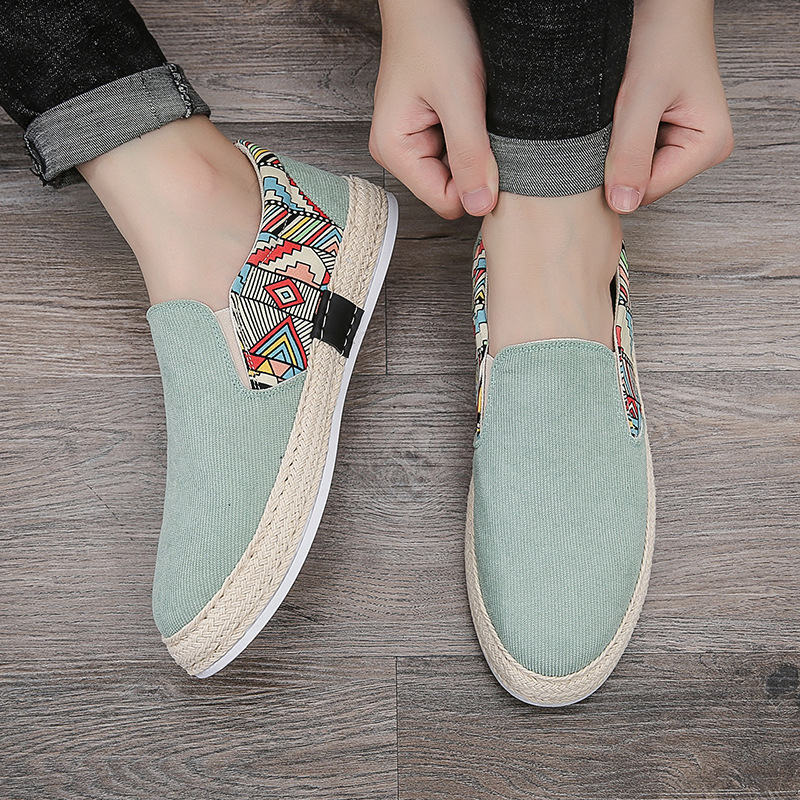 Muške casual tenisice s corduroy gornjim dijelom, niski profil, slip-on, platnene tenisice