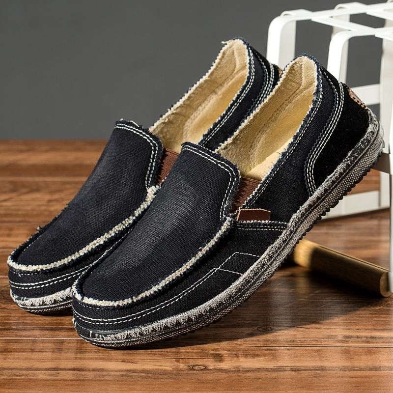 Prozračne retro kanvas slip-on cipele, ljetna casual obuća za muškarce i žene, unisex, niski potplat, srednje visine, bez vezica, kuharske cipele