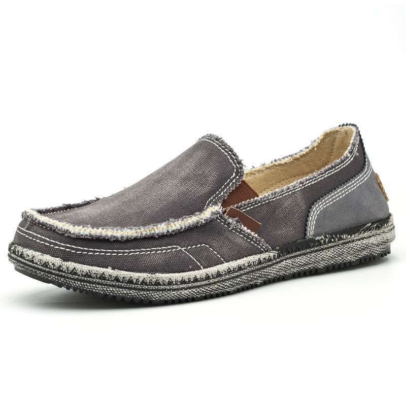 Prozračne retro kanvas slip-on cipele, ljetna casual obuća za muškarce i žene, unisex, niski potplat, srednje visine, bez vezica, kuharske cipele