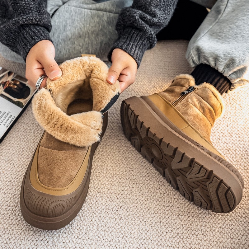 Čizme za snijeg plus veličine, s toplom podstavom i debelim potplatom, vodonepropusne, protuklizne, za outdoor, slip-on, unisex