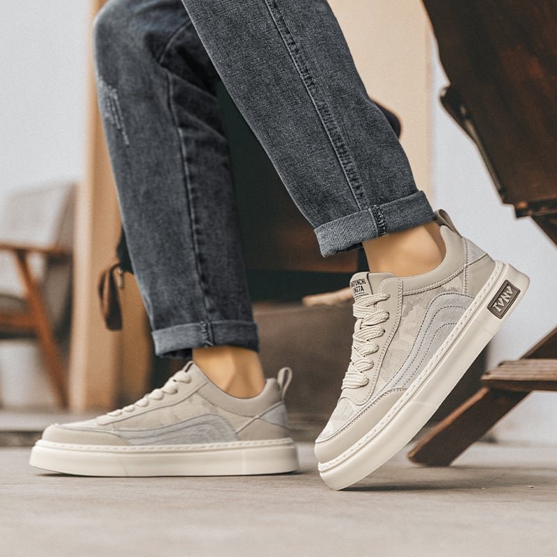 Pantofi sport pentru bărbați, respirabili, din material textil, talpă ușoară și moale, încălțăminte casual sport versatile pentru toamna 2025.