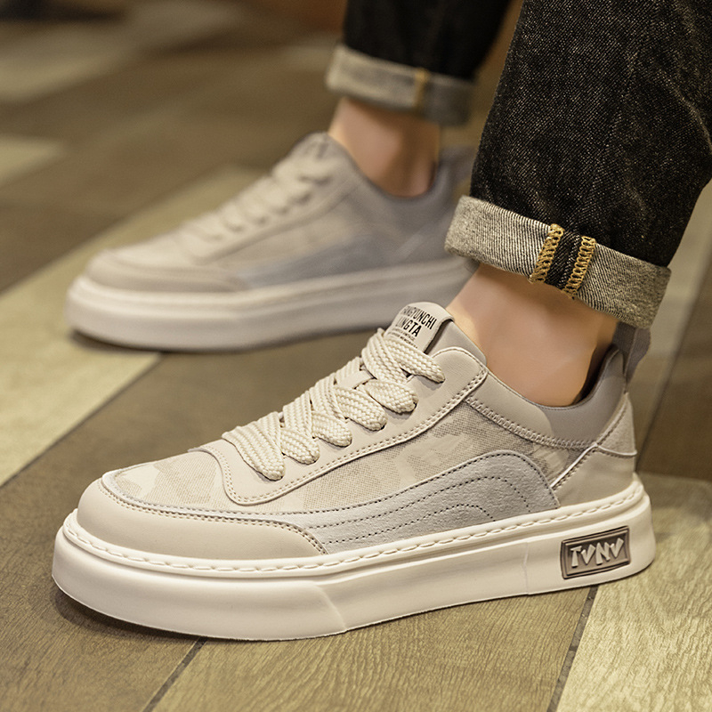 Pantofi sport pentru bărbați, respirabili, din material textil, talpă ușoară și moale, încălțăminte casual sport versatile pentru toamna 2025.