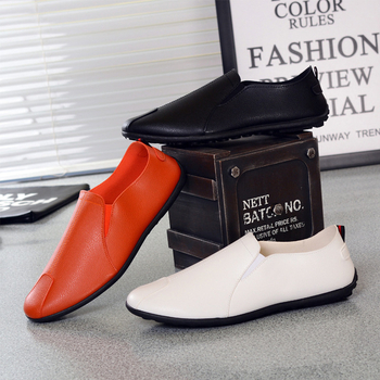Ανδρικά PU loafers με μαλακή σόλα, casual slip-on για άνοιξη-καλοκαίρι