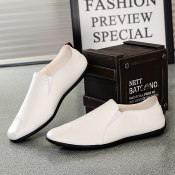 Ανδρικά PU loafers με μαλακή σόλα, casual slip-on για άνοιξη-καλοκαίρι