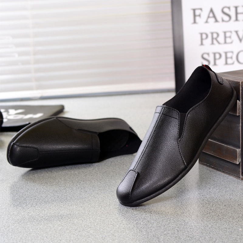 Ανδρικά PU loafers με μαλακή σόλα, casual slip-on για άνοιξη-καλοκαίρι