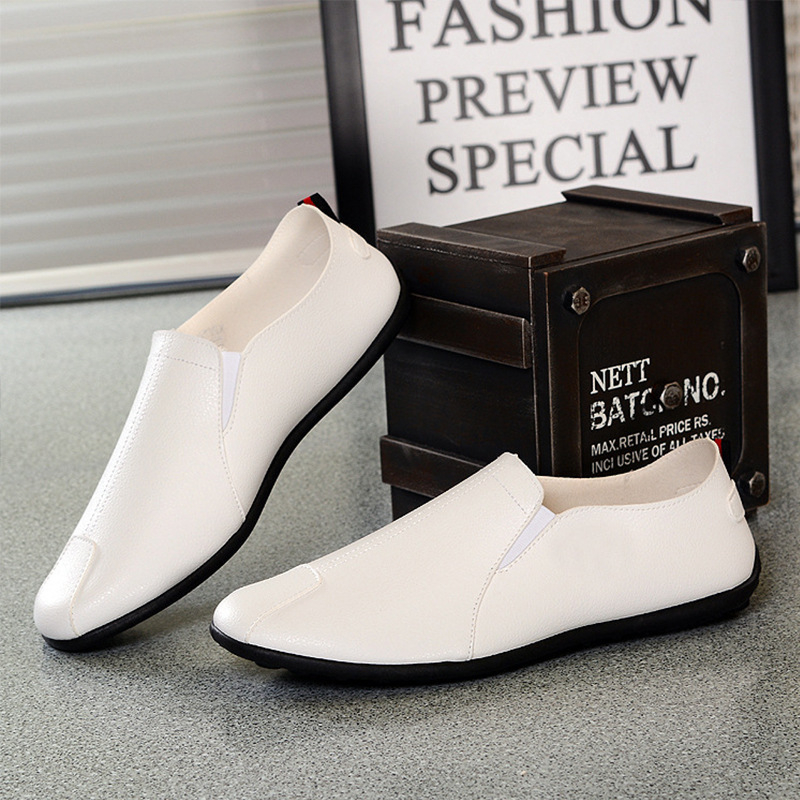 Ανδρικά PU loafers με μαλακή σόλα, casual slip-on για άνοιξη-καλοκαίρι
