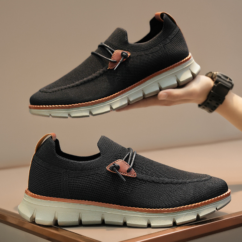 Muške prozračne mrežaste slip-on tenisice, lagane za vanjsku upotrebu u proljeće i ljeto