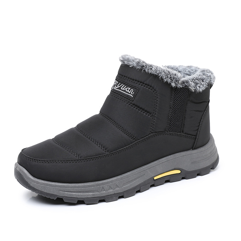 Muške zimske čizme za snijeg s debelim potplatom, lagane, otporne na klizanje, tople, slip-on