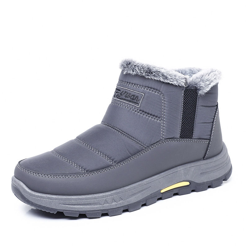 Muške zimske čizme za snijeg s debelim potplatom, lagane, otporne na klizanje, tople, slip-on