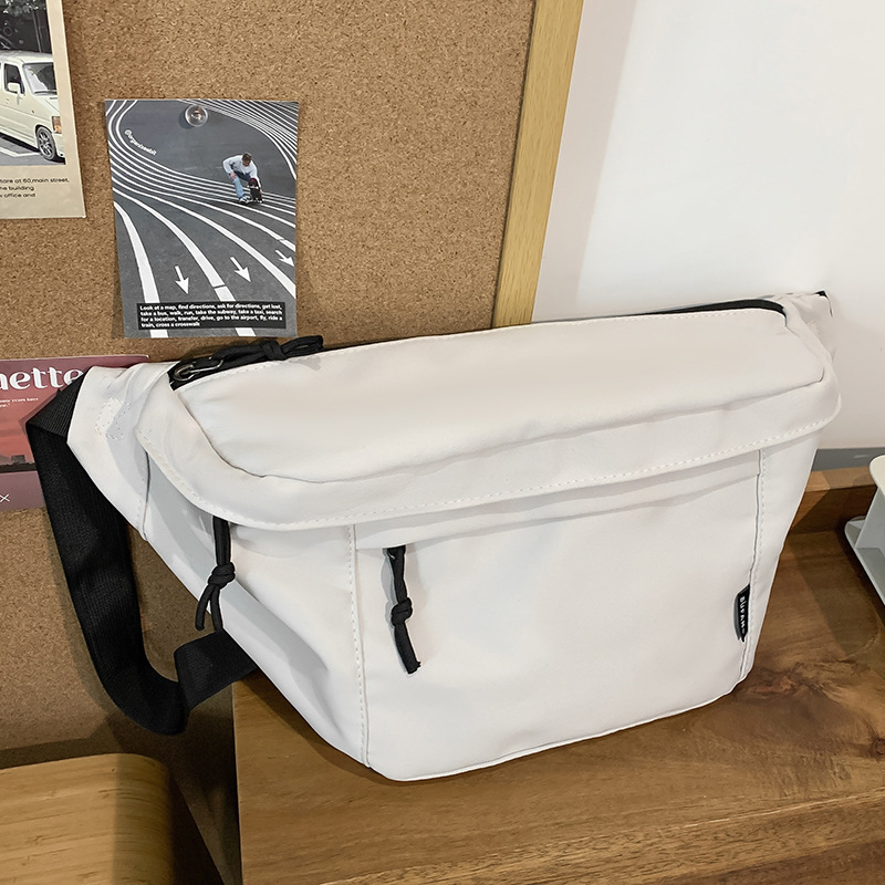 Najlon torbica za prsa i struk s crossbody remenom, lagana svakodnevna torba, džepovi za telefon i ID