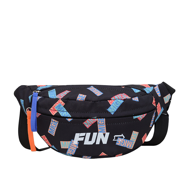 Najlonska crossbody torba s printsom, ljetni unisex model, sportski stil
