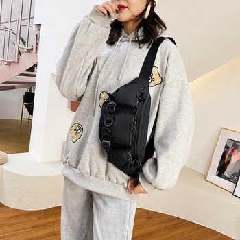Crossbody torba, trend marka, svestrana casual torba preko pojasa i ramena, minimalistički poslovni stil, mala torba, ženska torba u japanskom stilu preko ramena