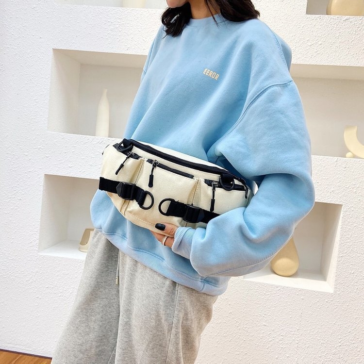 Crossbody torba, trend marka, svestrana casual torba preko pojasa i ramena, minimalistički poslovni stil, mala torba, ženska torba u japanskom stilu preko ramena