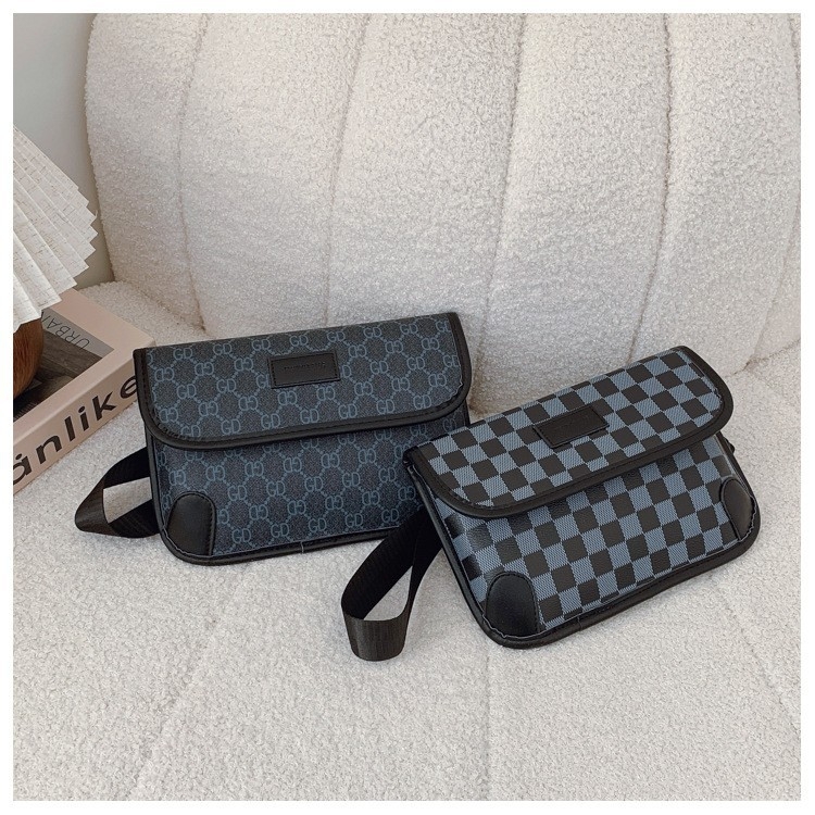 PU retro modni ruksak za muškarce i žene, crossbody torba preko prsa, višenamjenska torba za telefon
