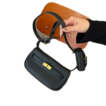 Torba od prave kože u stilu sedla, Moove Tangyuan Kelly, dvostruka funkcija, mini torba za struk ili crossbody za žene