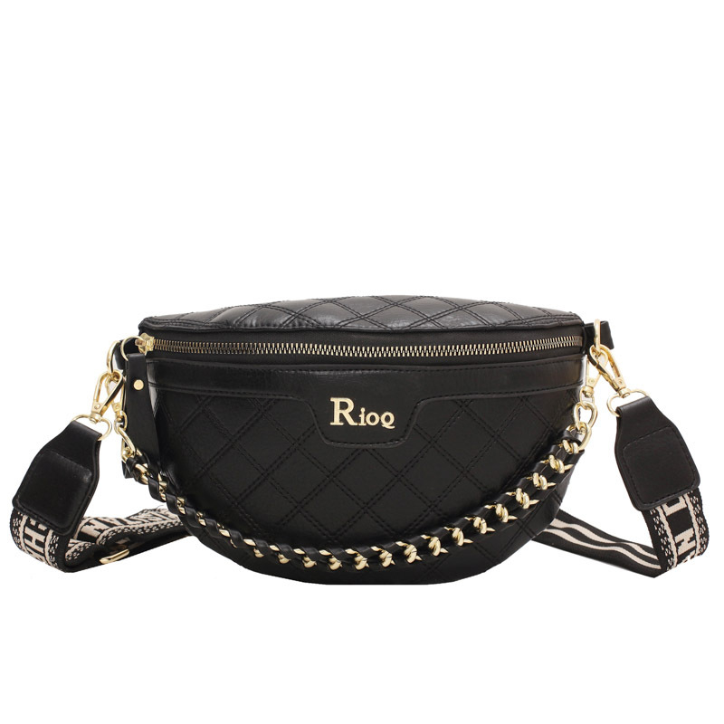 Ženska pojas torba s lančanim vezom, minimalistički trendovski stil, crossbody torba u korejskom stilu