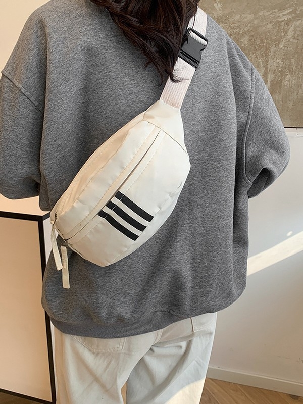 Moderna nylon torba za struk s crossbody naramenicom – svakodnevna torba za žene