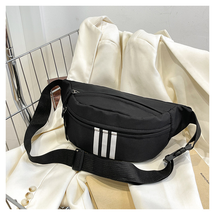 Moderna nylon torba za struk s crossbody naramenicom – svakodnevna torba za žene