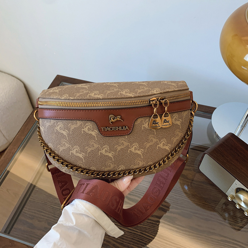 Ženska mini crossbody torbica od PU materijala, lagani luksuz, ljeto 2025