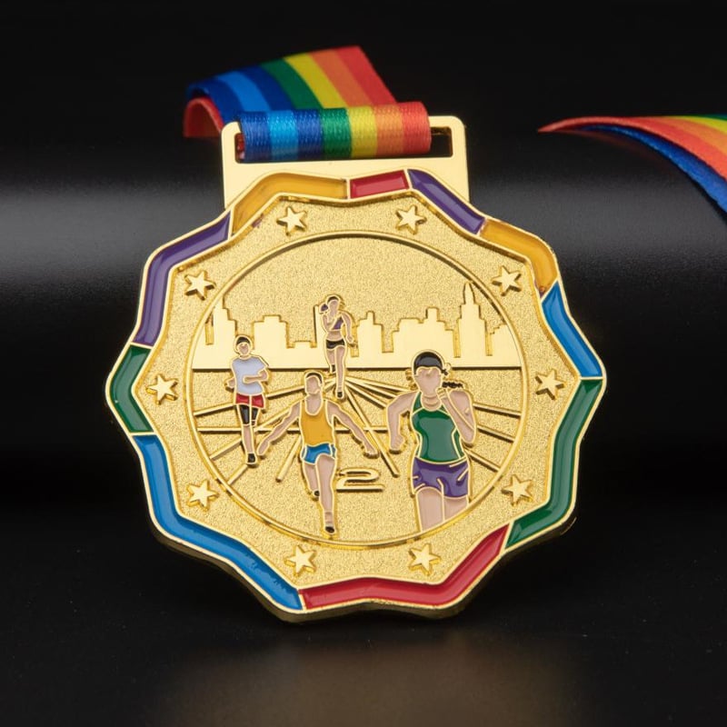 Vanjski maratonski medal – metalna medalja za sportske događaje