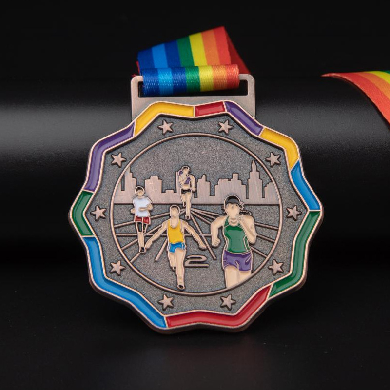 Vanjski maratonski medal – metalna medalja za sportske događaje