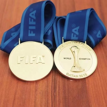 Medalje za nogometnu ligu Svjetskog prvenstva 2022 – medalje od legure za utakmice u Kataru
