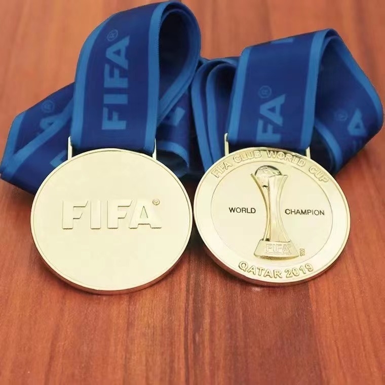Medalje za nogometnu ligu Svjetskog prvenstva 2022 – medalje od legure za utakmice u Kataru