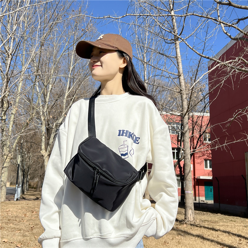 Ženski crossbody torba od Oxford platna, mala torba za struk, casual, proljeće-ljeto 2025