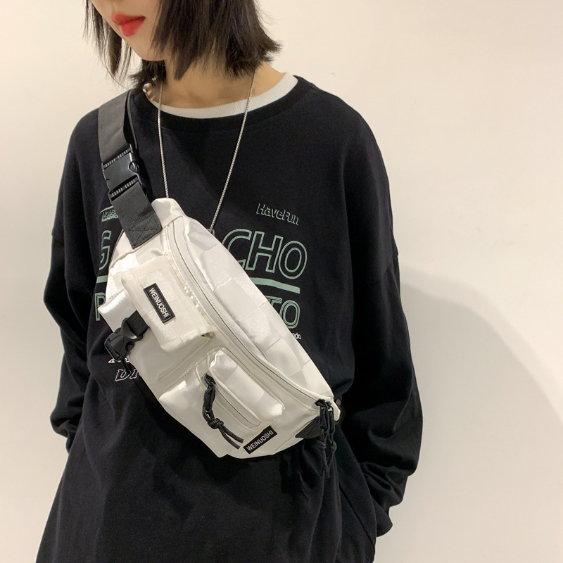2024 japanskog stila urbana crossbody torba za djevojke, sportski pojas i torba za prsa, mali gradski ruksak