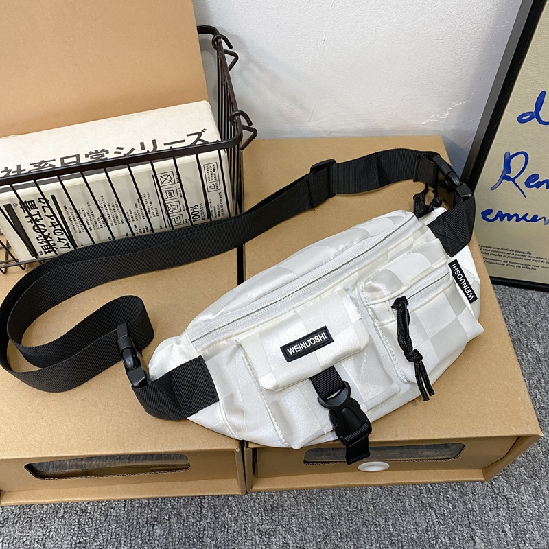 2024 japanskog stila urbana crossbody torba za djevojke, sportski pojas i torba za prsa, mali gradski ruksak