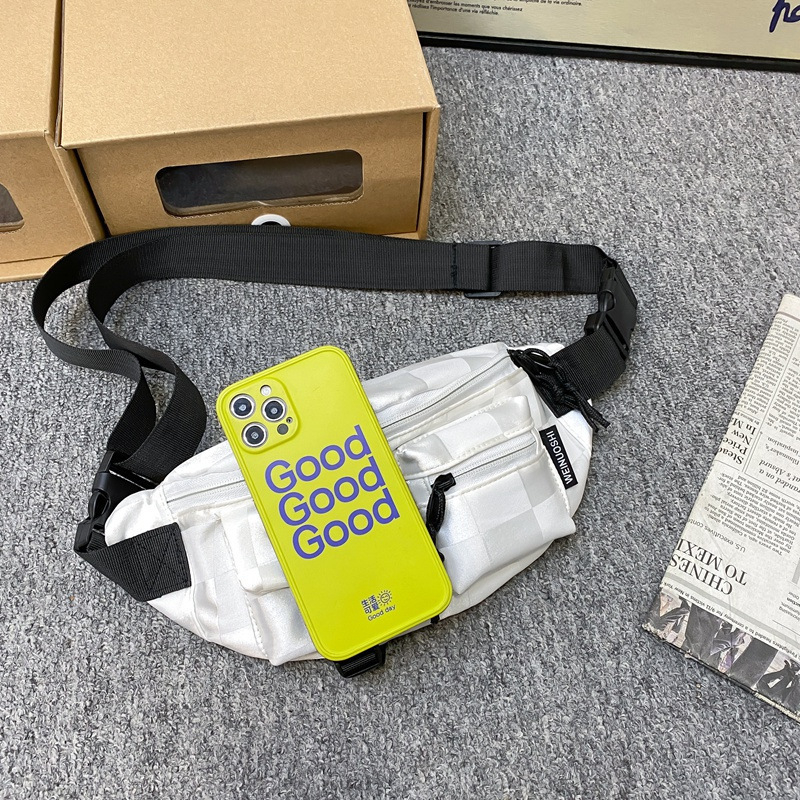2024 japanskog stila urbana crossbody torba za djevojke, sportski pojas i torba za prsa, mali gradski ruksak