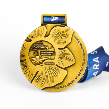 Prilagođene metalne medalje zlatne, srebrne i brončane za događaje, maratone i plivačka natjecanja, emajlirane