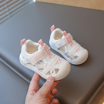 Ljetne sandale za bebe i malu djecu s prozračnim dizajnom, protuklizna mekana potplat, unisex