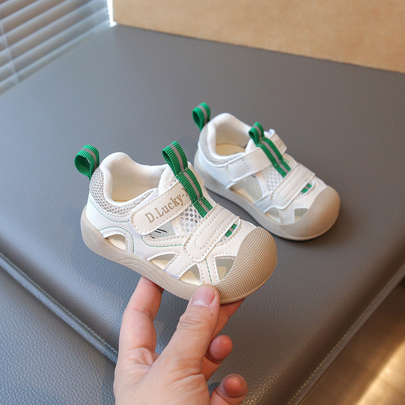 Ljetne sandale za bebe i malu djecu s prozračnim dizajnom, protuklizna mekana potplat, unisex