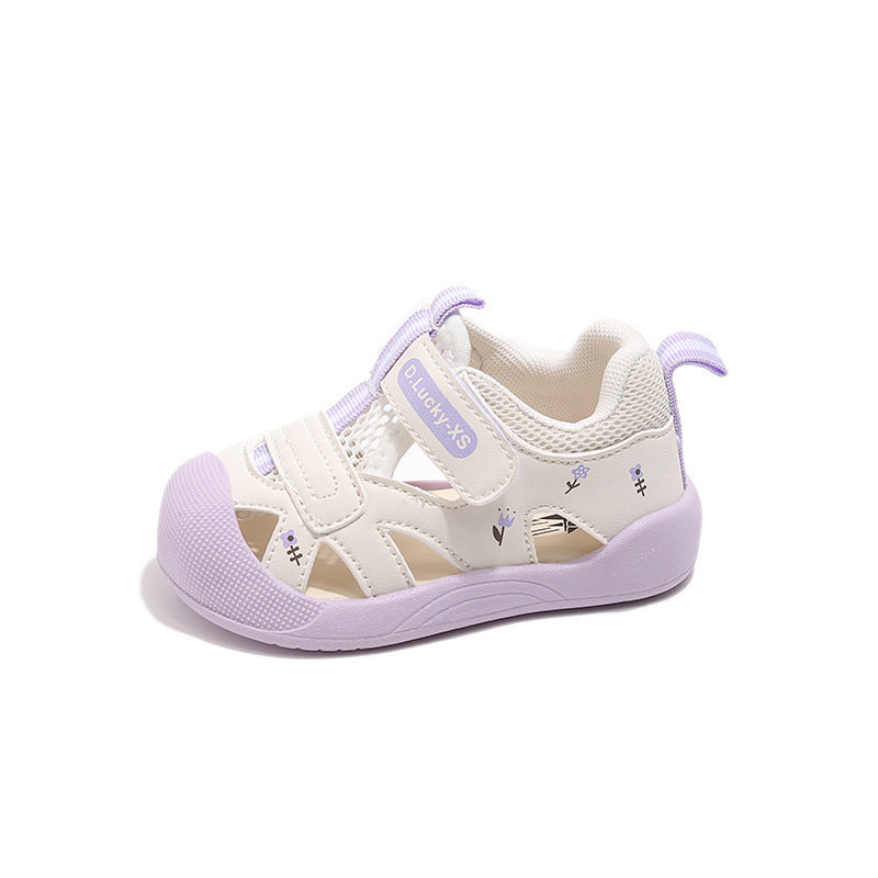 Ljetne sandale za bebe i malu djecu s prozračnim dizajnom, protuklizna mekana potplat, unisex
