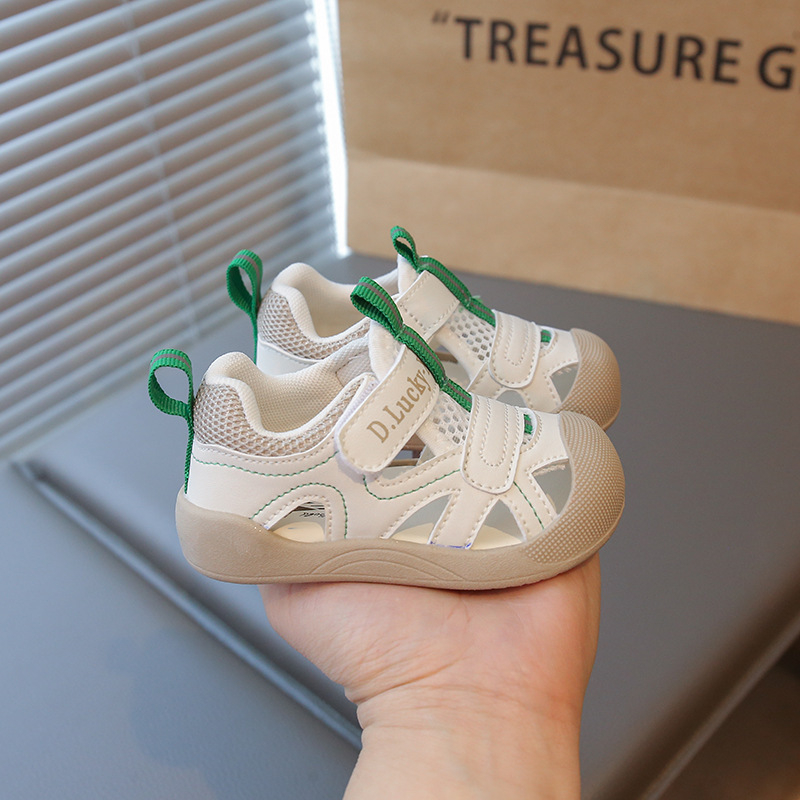 Ljetne sandale za bebe i malu djecu s prozračnim dizajnom, protuklizna mekana potplat, unisex