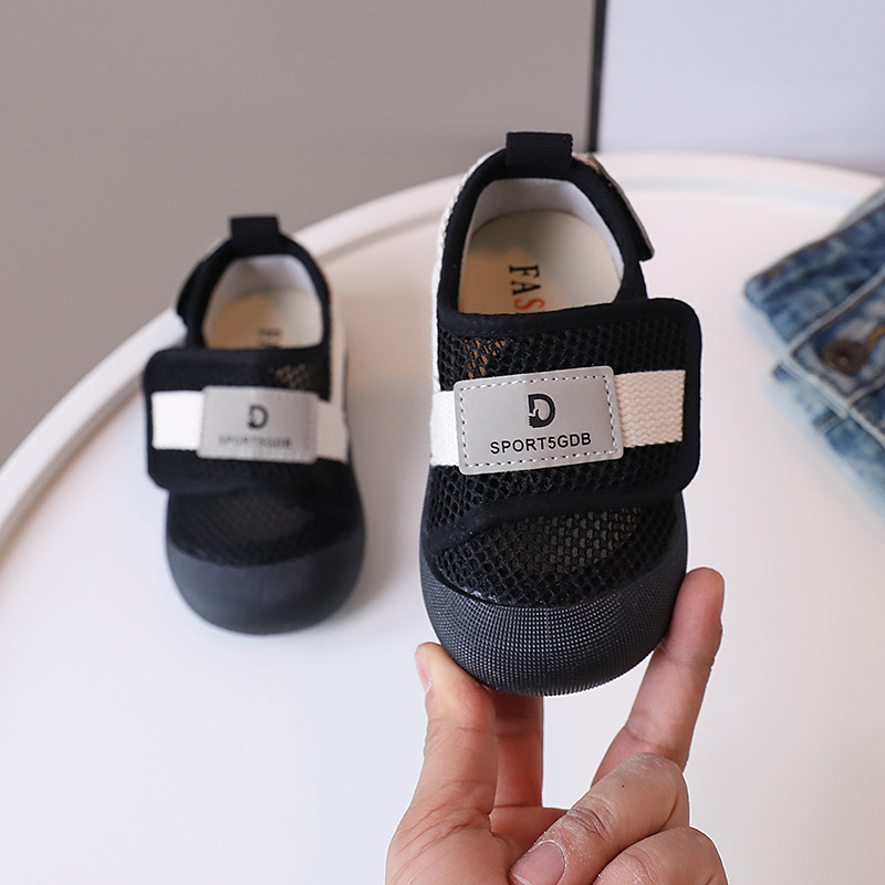 JPF24017 Dječje ljetne mrežaste sandale s Velcro zatvaračem, prozračne mrežice, korejski stil